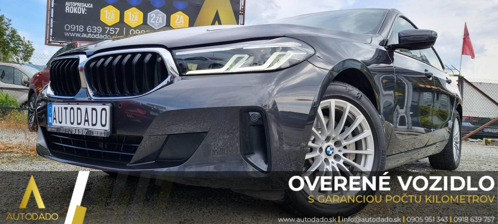 BMW Rad 6 GT xDrive 620d mHEV Gran Turismo A/T=FULL VÝBAVA+SERVIS=OVERENÉ VOZIDLO