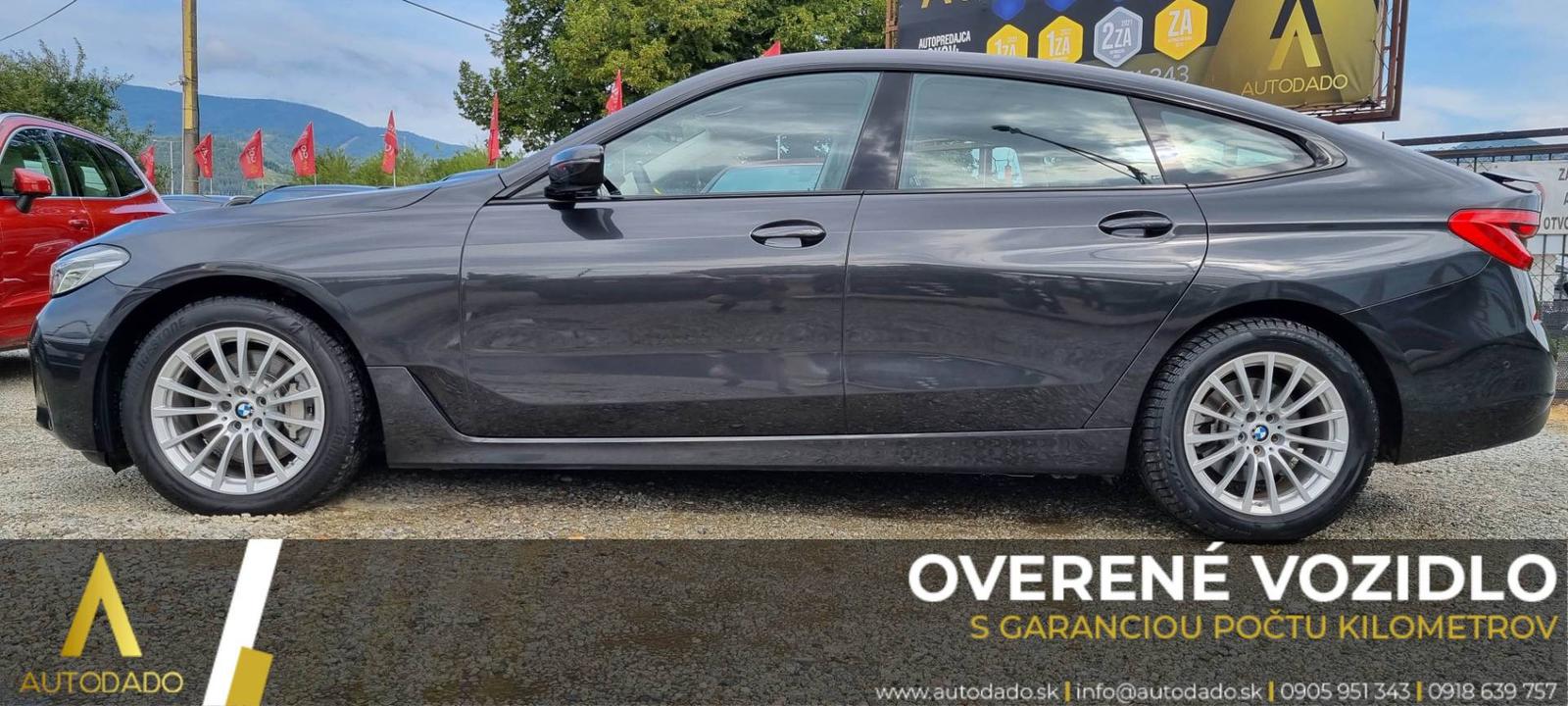 BMW Rad 6 GT xDrive 620d mHEV Gran Turismo A/T=FULL VÝBAVA+SERVIS=OVERENÉ VOZIDLO