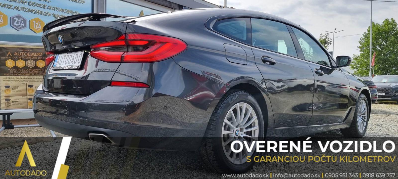 BMW Rad 6 GT xDrive 620d mHEV Gran Turismo A/T=FULL VÝBAVA+SERVIS=OVERENÉ VOZIDLO