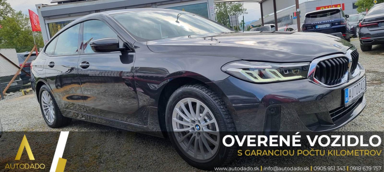 BMW Rad 6 GT xDrive 620d mHEV Gran Turismo A/T=FULL VÝBAVA+SERVIS=OVERENÉ VOZIDLO