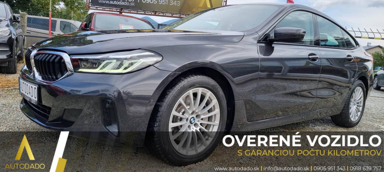BMW Rad 6 GT xDrive 620d mHEV Gran Turismo A/T=FULL VÝBAVA+SERVIS=OVERENÉ VOZIDLO