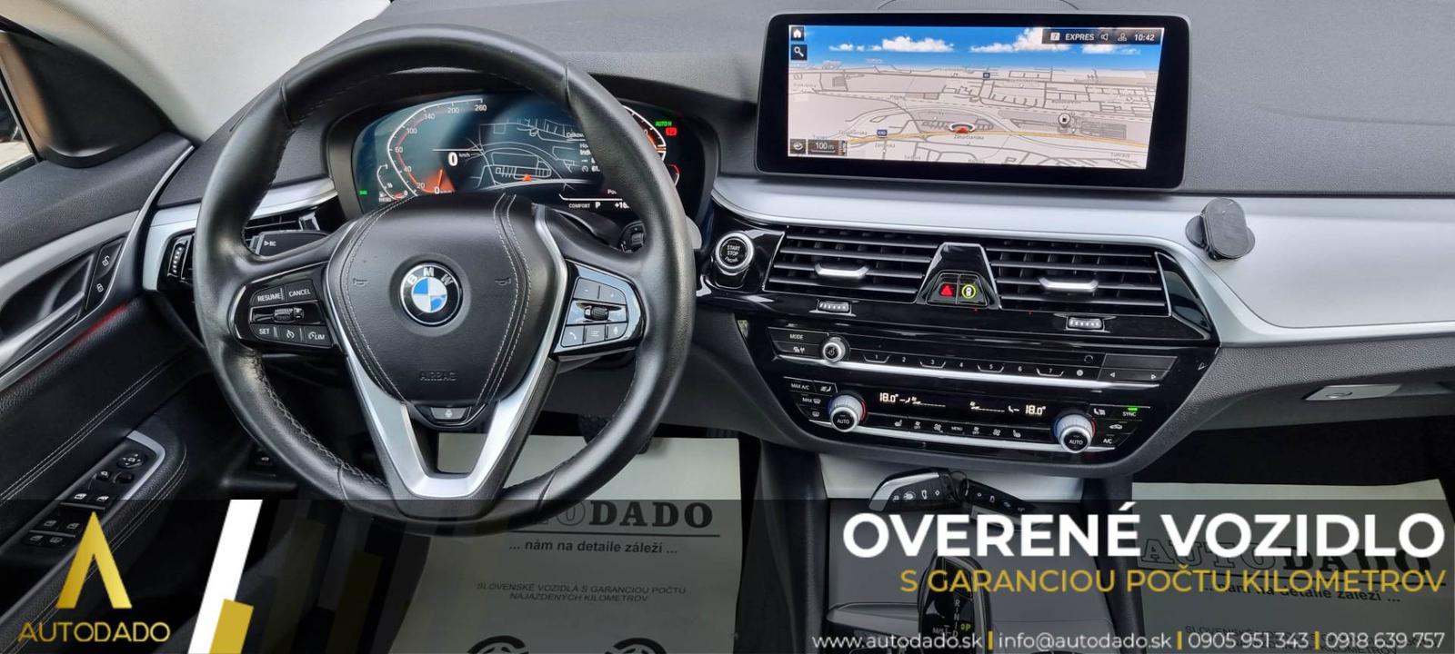 BMW Rad 6 GT xDrive 620d mHEV Gran Turismo A/T=FULL VÝBAVA+SERVIS=OVERENÉ VOZIDLO