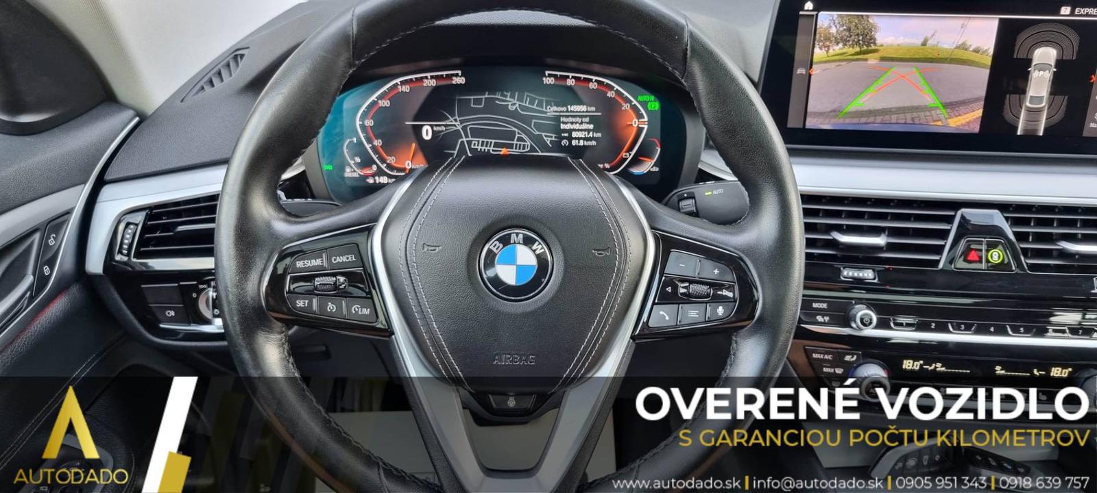 BMW Rad 6 GT xDrive 620d mHEV Gran Turismo A/T=FULL VÝBAVA+SERVIS=OVERENÉ VOZIDLO