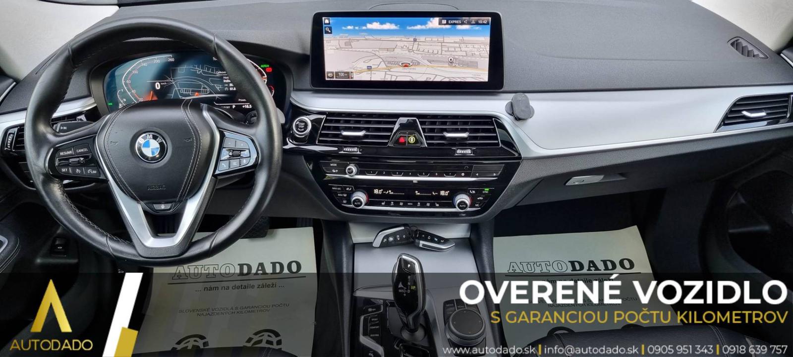 BMW Rad 6 GT xDrive 620d mHEV Gran Turismo A/T=FULL VÝBAVA+SERVIS=OVERENÉ VOZIDLO