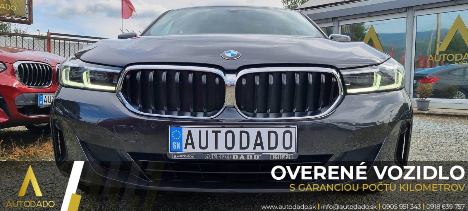 BMW Rad 6 GT xDrive 620d mHEV Gran Turismo A/T=FULL VÝBAVA+SERVIS=OVERENÉ VOZIDLO