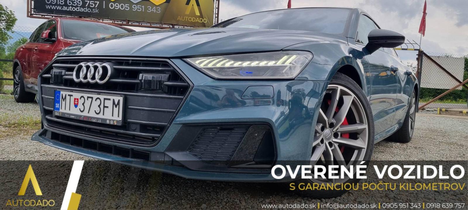 Audi A7 Sportback Quattro S-Line 55 2.0 TFSI e PHEV S tronic=35 TKM=OVERENÉ