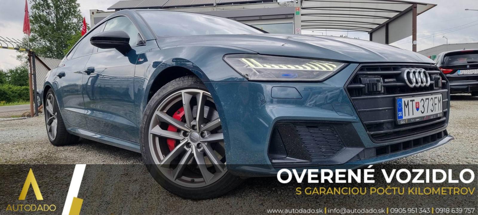 Audi A7 Sportback Quattro S-Line 55 2.0 TFSI e PHEV S tronic=35 TKM=OVERENÉ