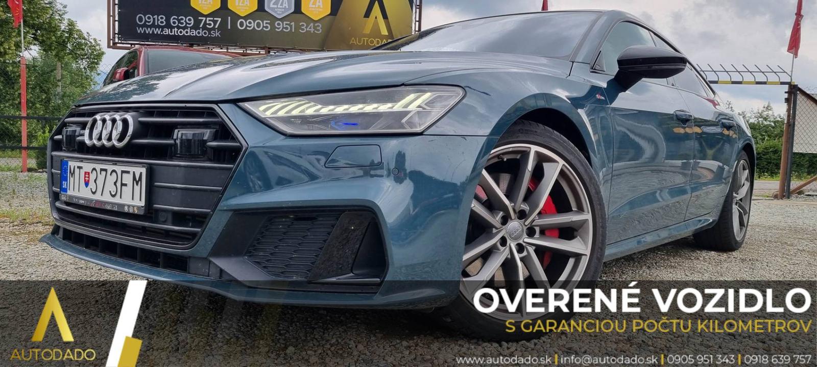 Audi A7 Sportback Quattro S-Line 55 2.0 TFSI e PHEV S tronic=35 TKM=OVERENÉ