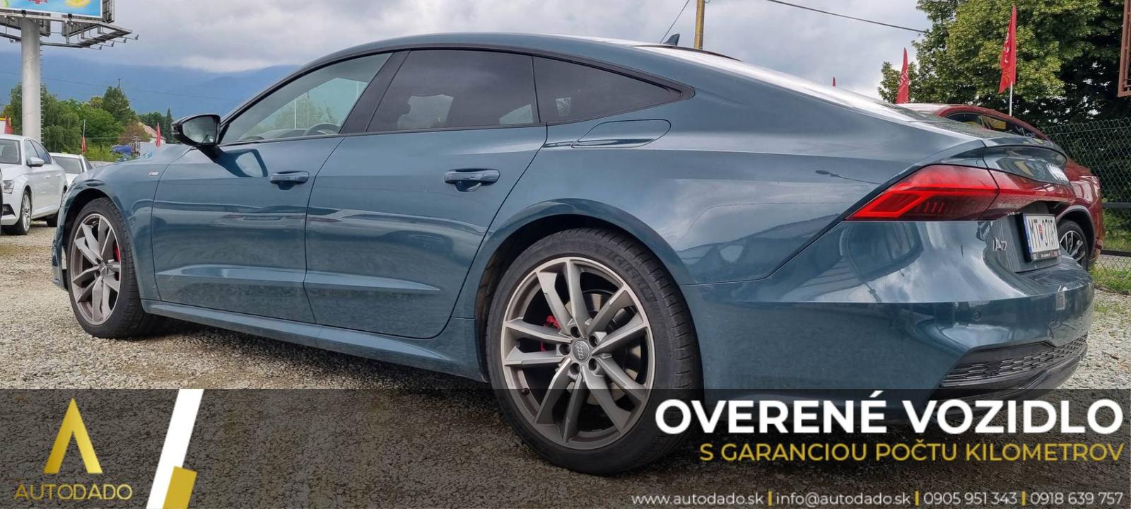 Audi A7 Sportback Quattro S-Line 55 2.0 TFSI e PHEV S tronic=35 TKM=OVERENÉ