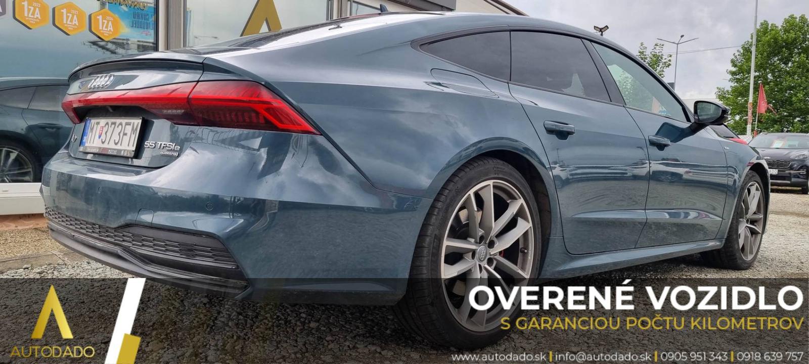 Audi A7 Sportback Quattro S-Line 55 2.0 TFSI e PHEV S tronic=35 TKM=OVERENÉ