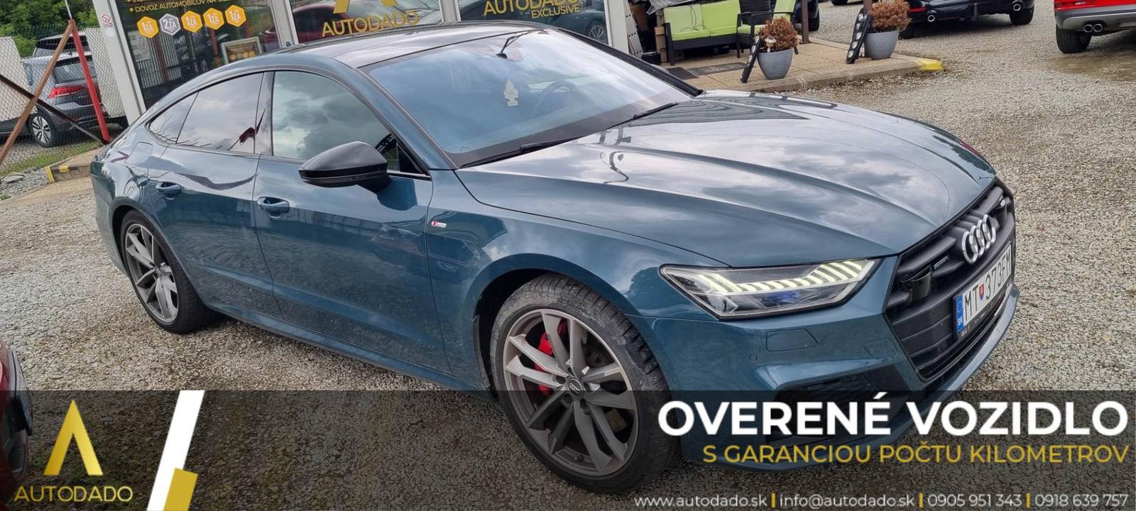 Audi A7 Sportback Quattro S-Line 55 2.0 TFSI e PHEV S tronic=35 TKM=OVERENÉ