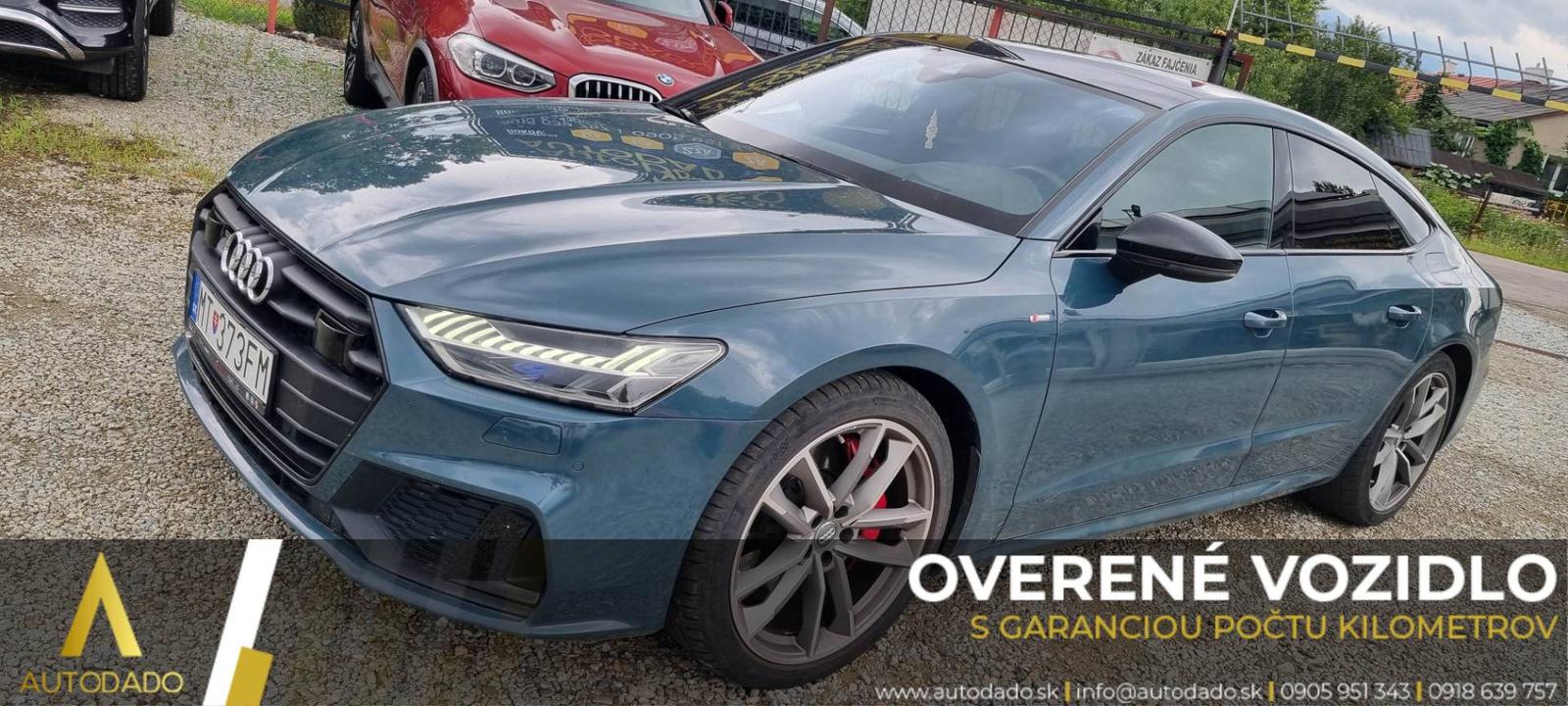Audi A7 Sportback Quattro S-Line 55 2.0 TFSI e PHEV S tronic=35 TKM=OVERENÉ