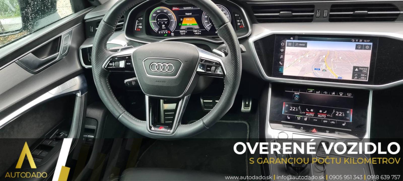 Audi A7 Sportback Quattro S-Line 55 2.0 TFSI e PHEV S tronic=35 TKM=OVERENÉ