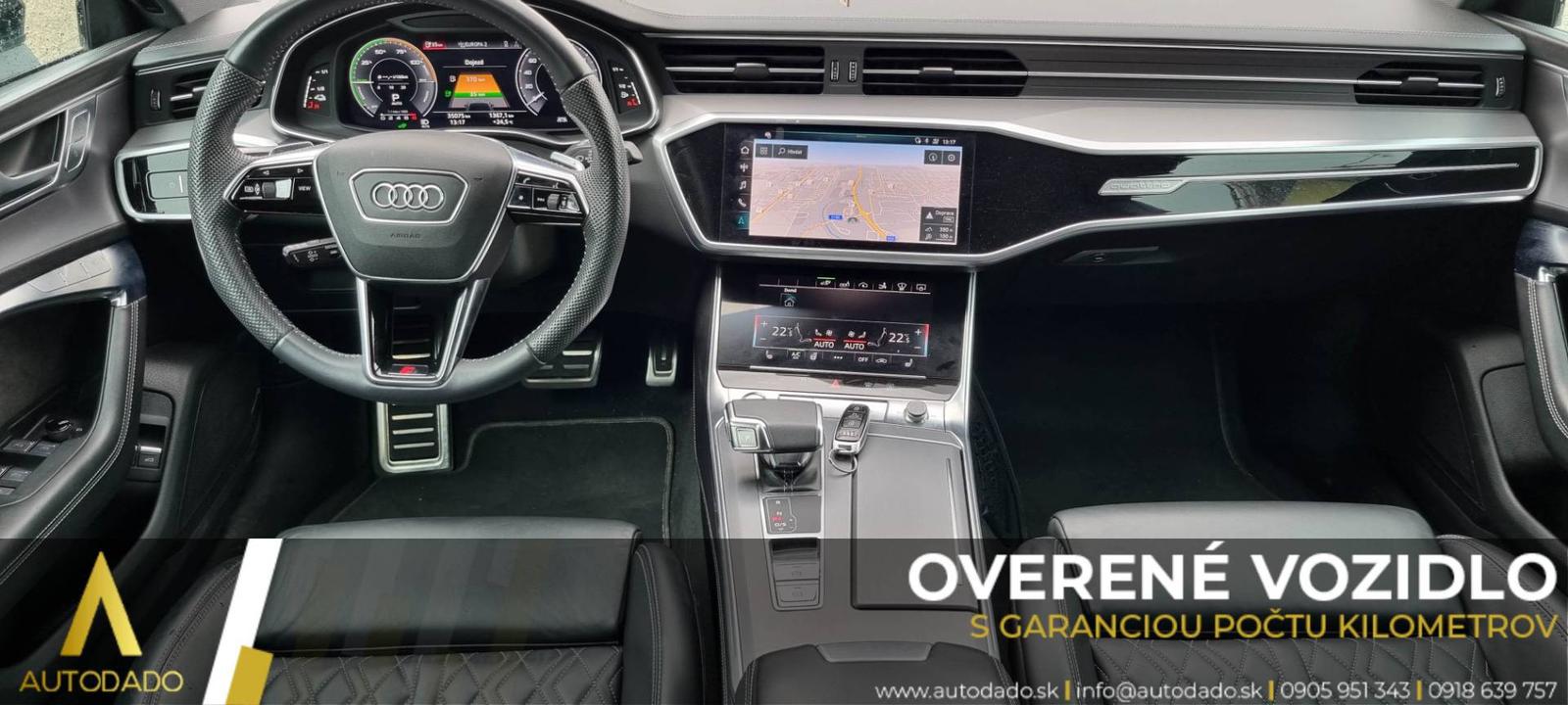 Audi A7 Sportback Quattro S-Line 55 2.0 TFSI e PHEV S tronic=35 TKM=OVERENÉ