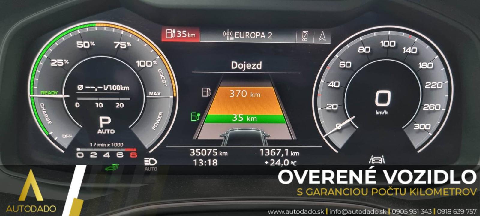 Audi A7 Sportback Quattro S-Line 55 2.0 TFSI e PHEV S tronic=35 TKM=OVERENÉ
