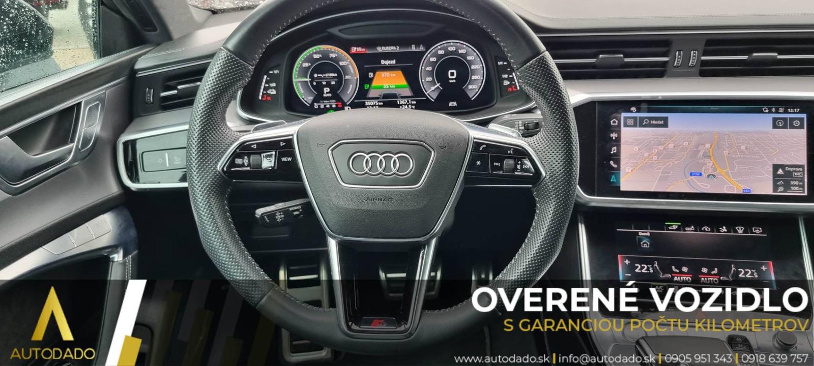 Audi A7 Sportback Quattro S-Line 55 2.0 TFSI e PHEV S tronic=35 TKM=OVERENÉ