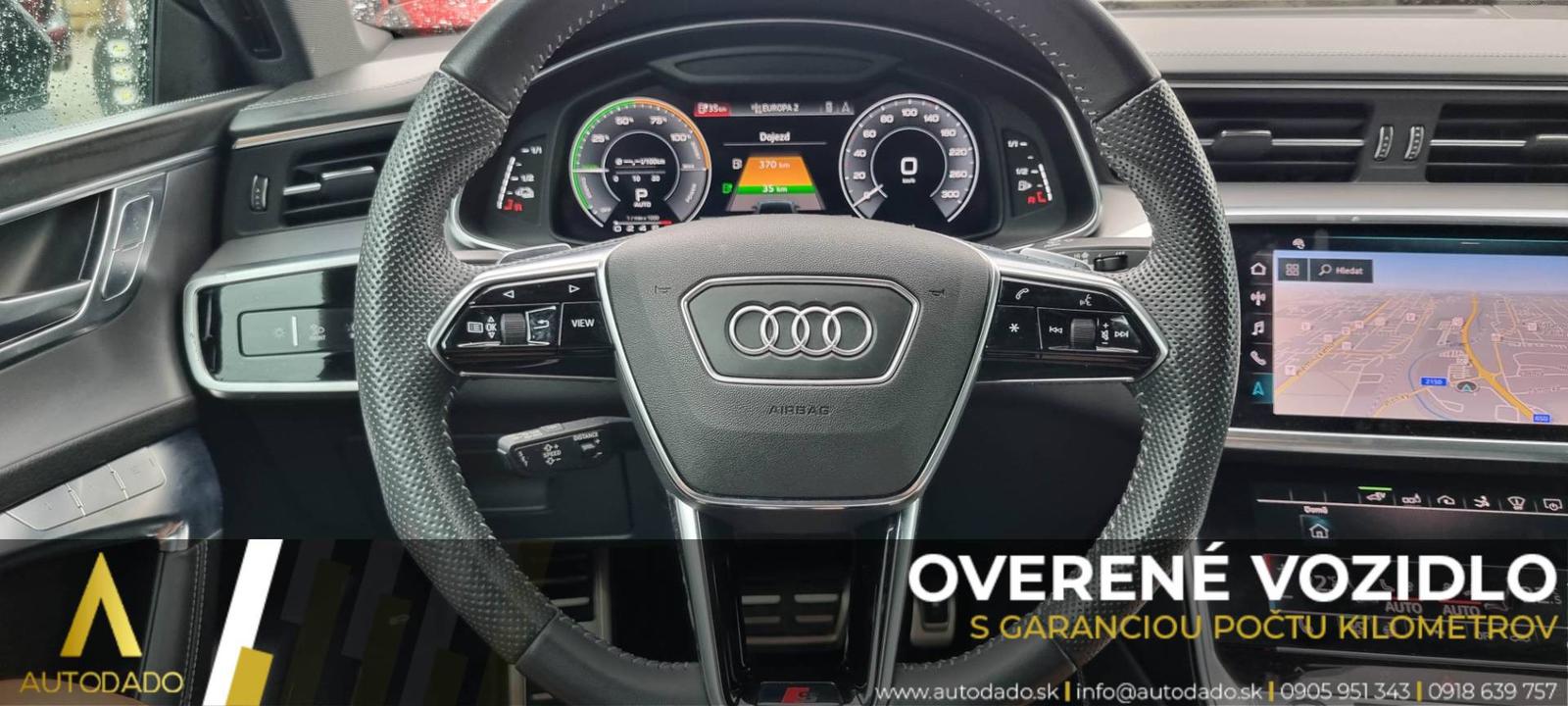 Audi A7 Sportback Quattro S-Line 55 2.0 TFSI e PHEV S tronic=35 TKM=OVERENÉ
