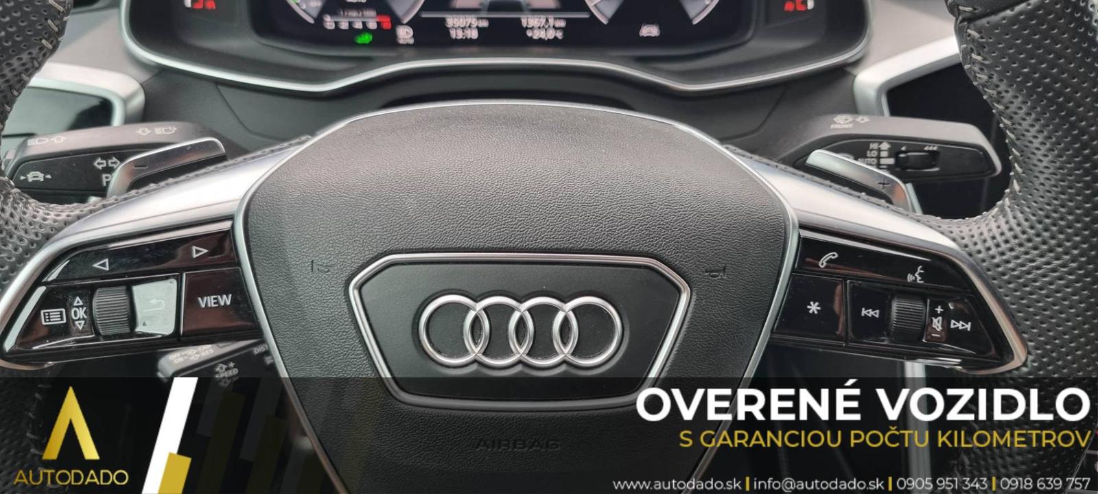 Audi A7 Sportback Quattro S-Line 55 2.0 TFSI e PHEV S tronic=35 TKM=OVERENÉ