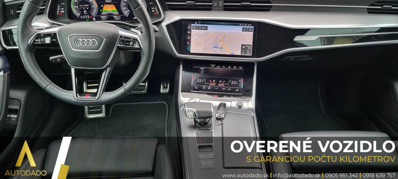 Audi A7 Sportback Quattro S-Line 55 2.0 TFSI e PHEV S tronic=35 TKM=OVERENÉ