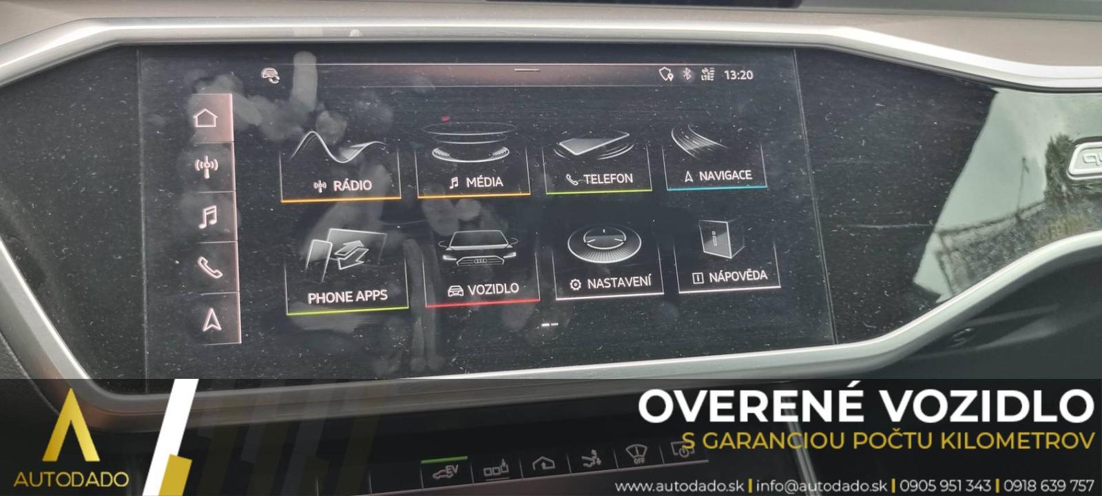 Audi A7 Sportback Quattro S-Line 55 2.0 TFSI e PHEV S tronic=35 TKM=OVERENÉ