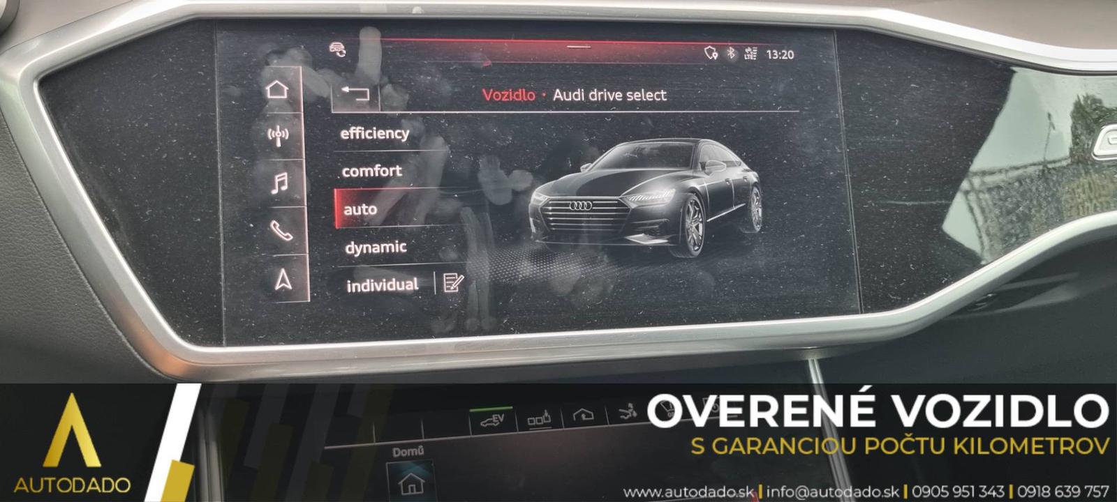 Audi A7 Sportback Quattro S-Line 55 2.0 TFSI e PHEV S tronic=35 TKM=OVERENÉ