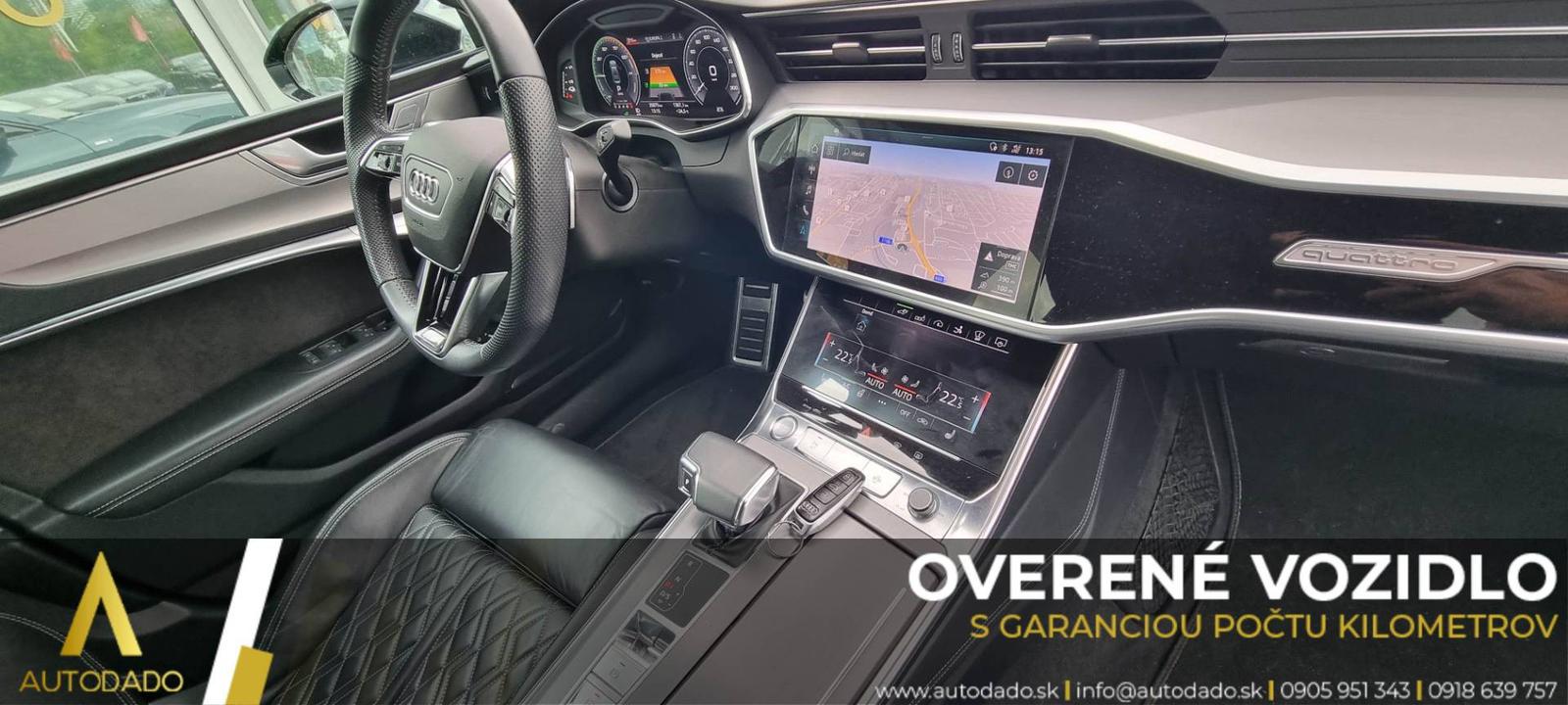 Audi A7 Sportback Quattro S-Line 55 2.0 TFSI e PHEV S tronic=35 TKM=OVERENÉ