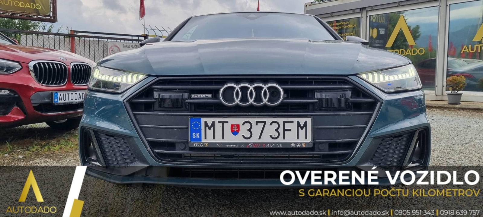 Audi A7 Sportback Quattro S-Line 55 2.0 TFSI e PHEV S tronic=35 TKM=OVERENÉ