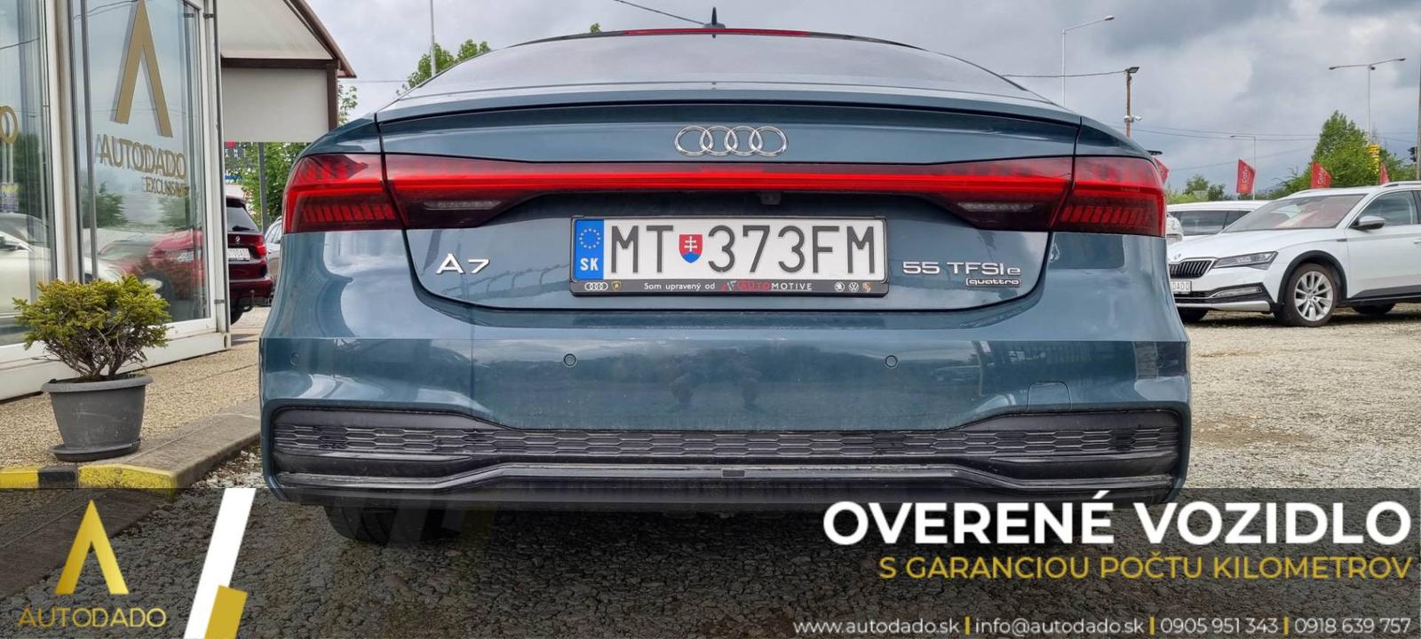 Audi A7 Sportback Quattro S-Line 55 2.0 TFSI e PHEV S tronic=35 TKM=OVERENÉ