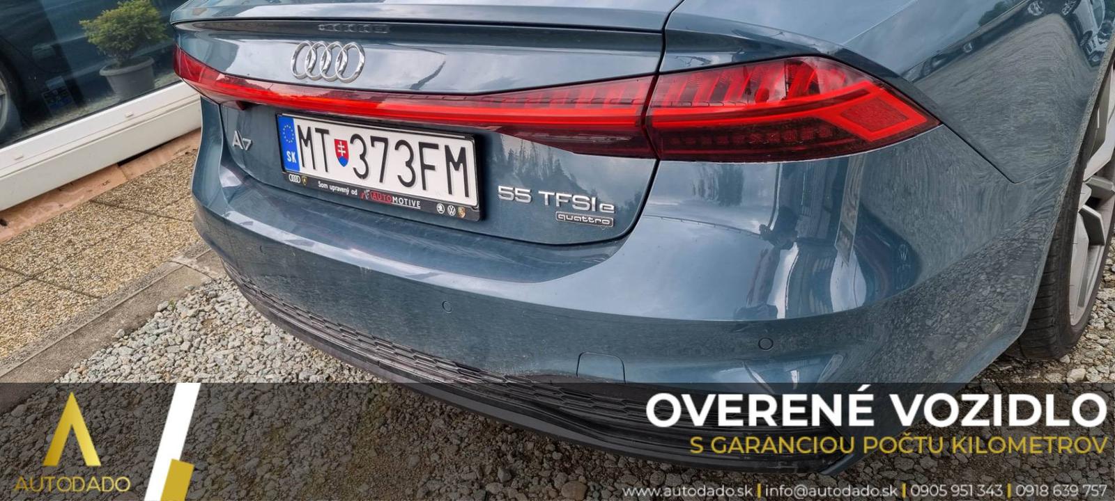 Audi A7 Sportback Quattro S-Line 55 2.0 TFSI e PHEV S tronic=35 TKM=OVERENÉ