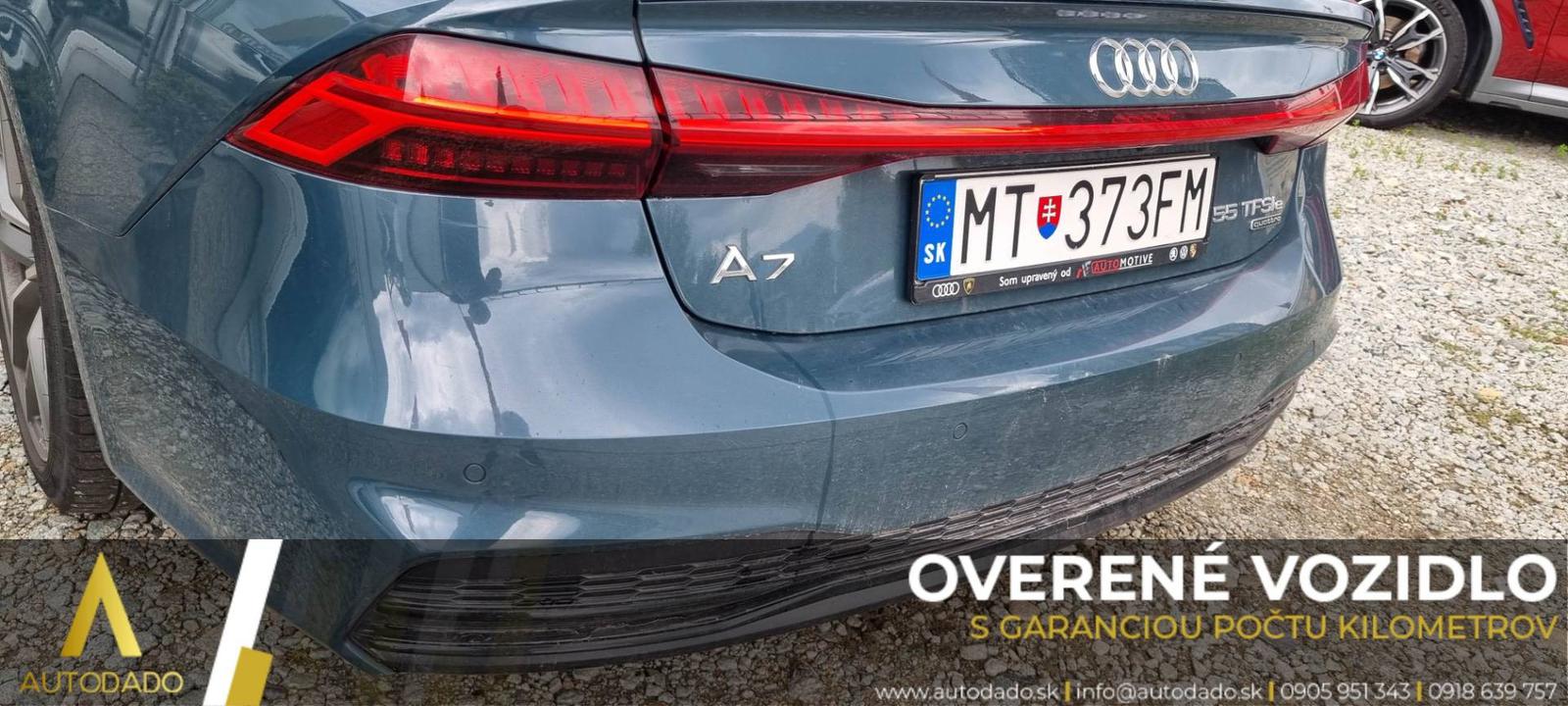 Audi A7 Sportback Quattro S-Line 55 2.0 TFSI e PHEV S tronic=35 TKM=OVERENÉ