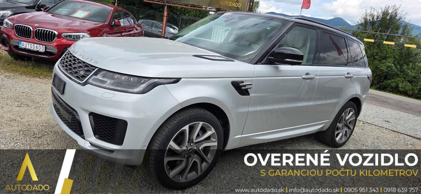 Land Rover Range Rover Sport 2.0 Si4 PHEV 400 Autobiography AT FULL=VZDUCH=GARANCIA 101TKM=OVERENÉ