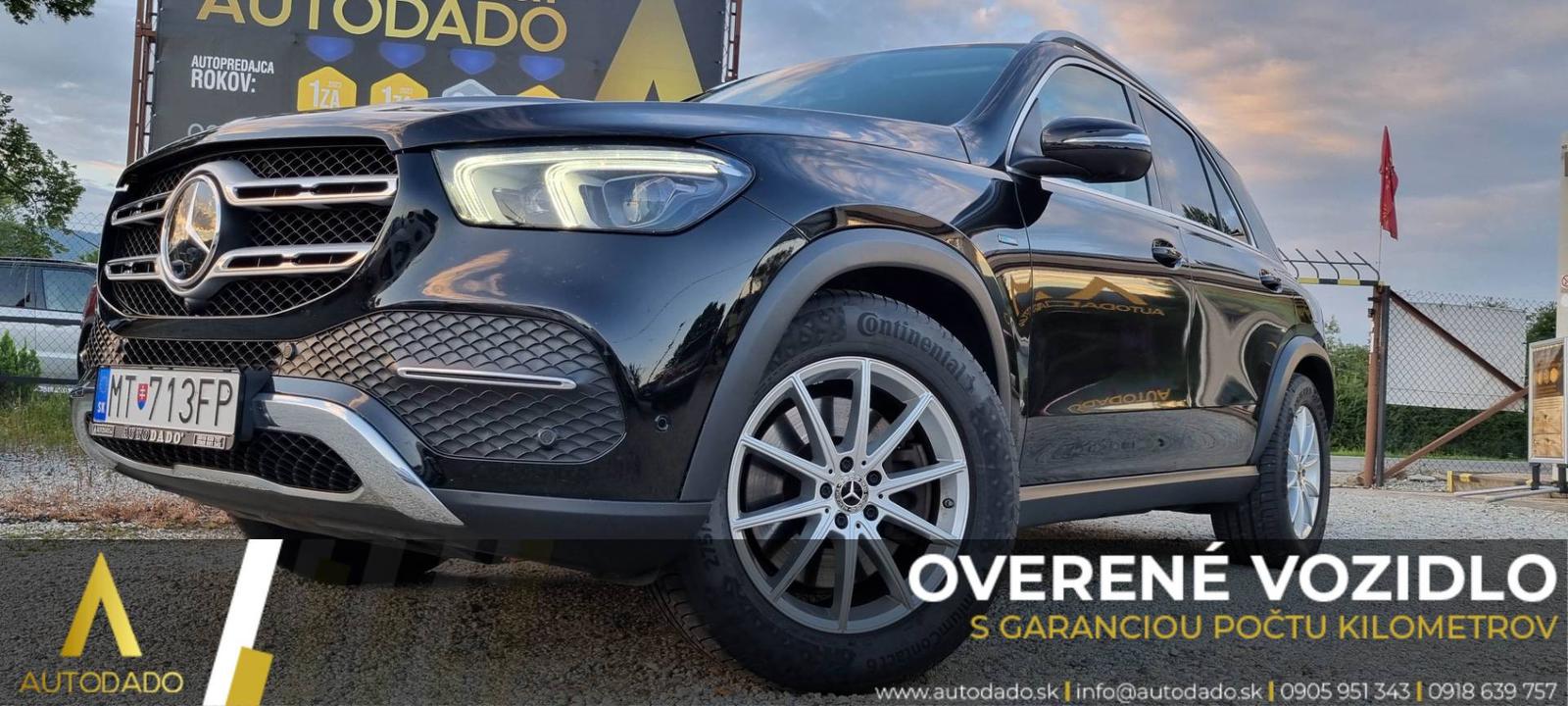 Mercedes-Benz GLE Trieda 350De 4Matic Plug-in Hybrid MULTIBEAM MATRIX 360°KAM.VZDUCH MASÁŽ,ODVETRANI