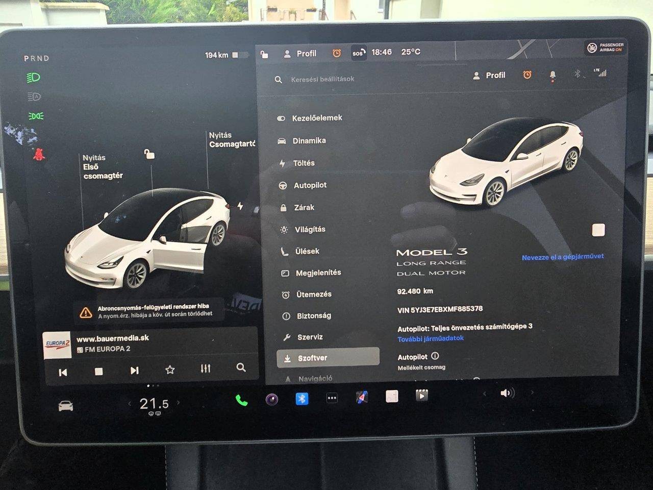 Tesla Model 3 Long Range 366kw