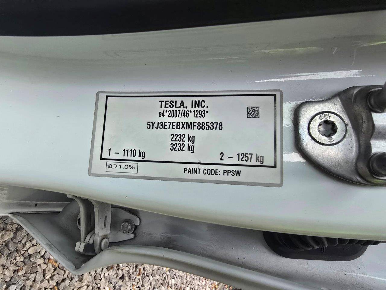 Tesla Model 3 Long Range 366kw