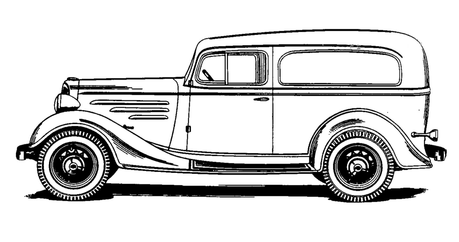 Chevrolet Master Sedan Delivery 3.4 Manual, 57hp, 1934