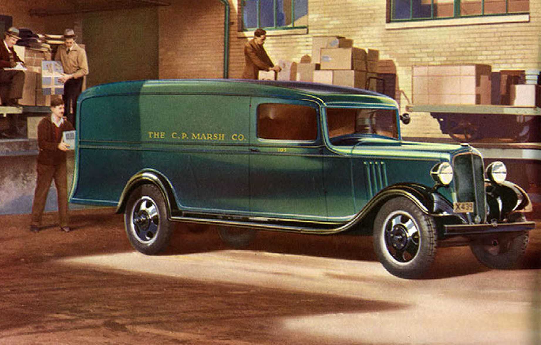 Chevrolet Model DB Panel Truck 3.4 Manual, 57hp, 1934