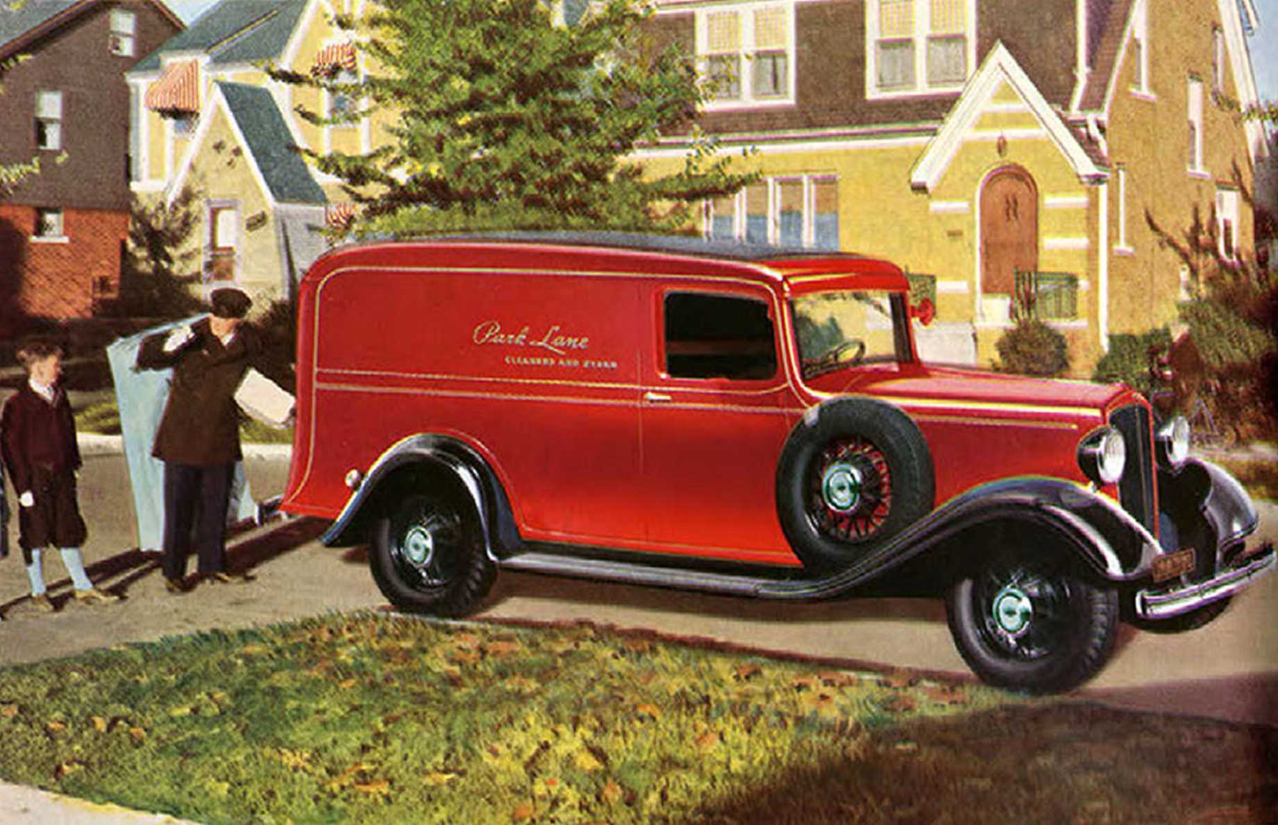 Chevrolet Model EB Panel Truck 3.4 Manual, 61hp, 1935