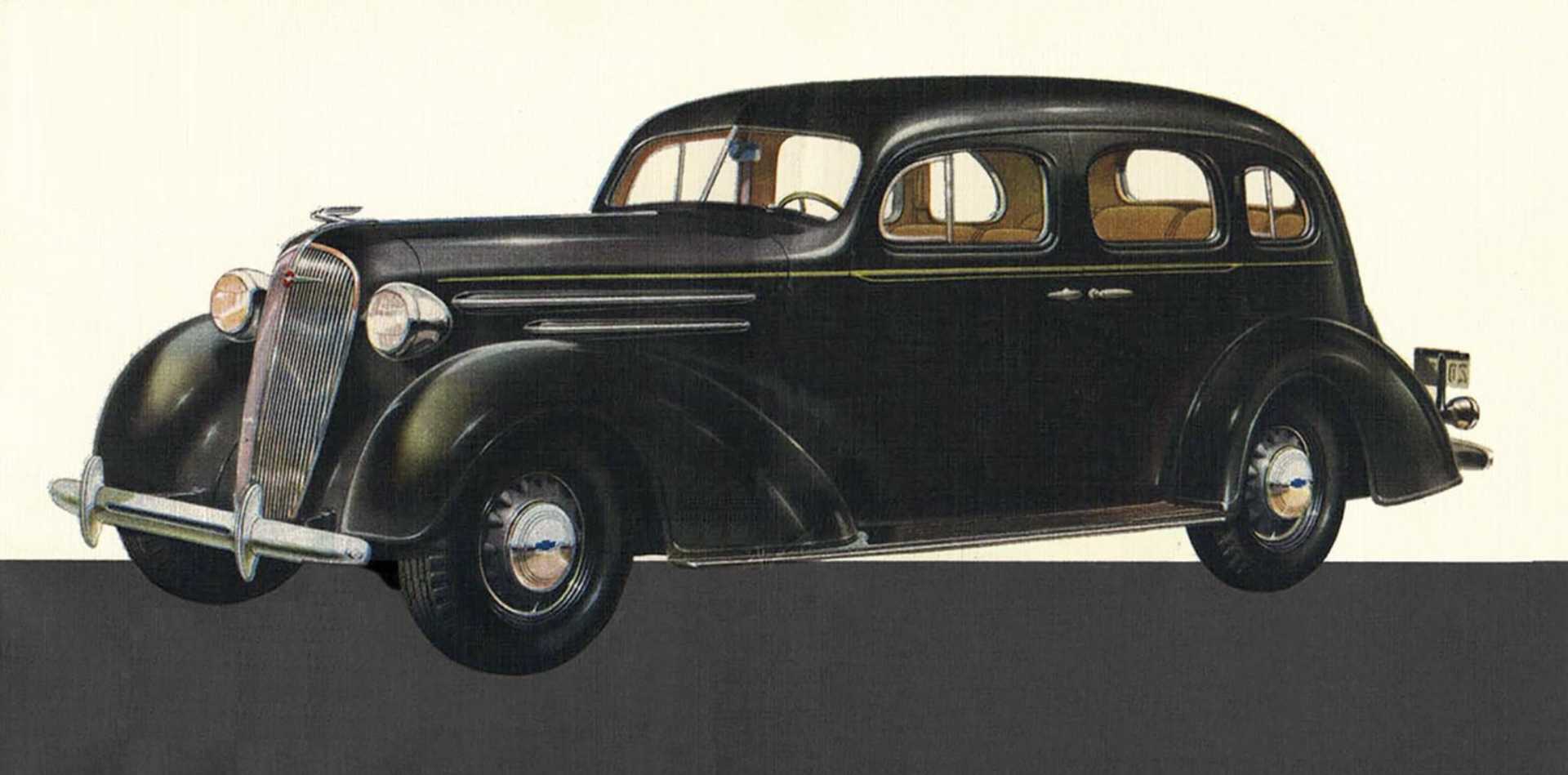 Chevrolet Master Deluxe Sedan 3.4 Manual, 80hp, 1936