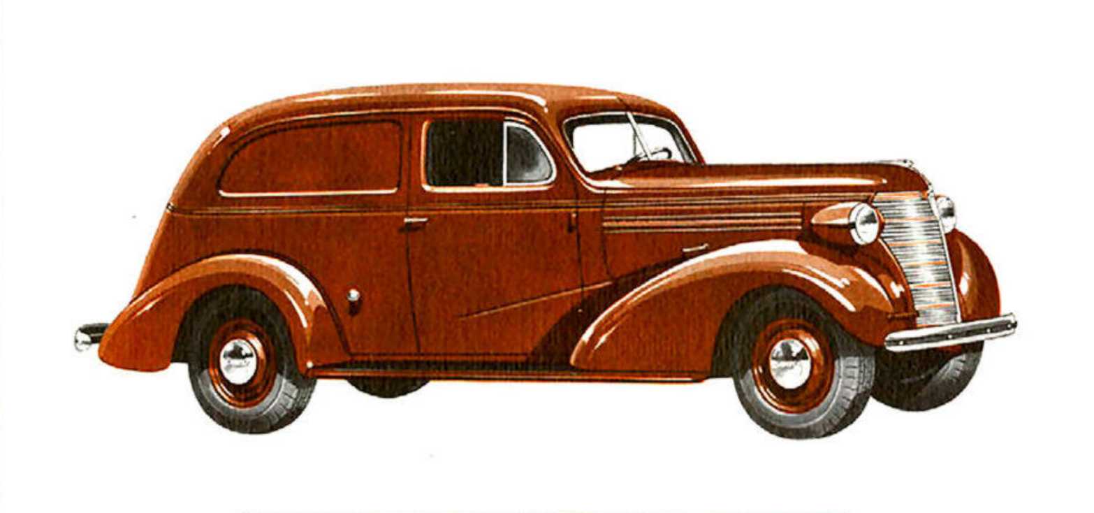 Chevrolet Master Sedan Delivery 3.5 Manual, 86hp, 1938