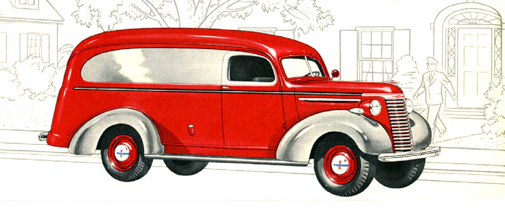 Chevrolet Model KC Panel Truck 3.5 Manual, 79hp, 1940