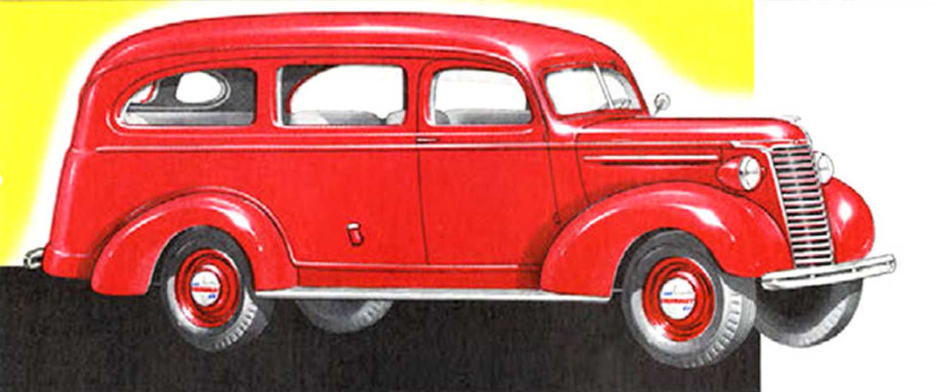 Chevrolet Model JC Suburban Carryall 3.5 Manual, 79hp, 1939