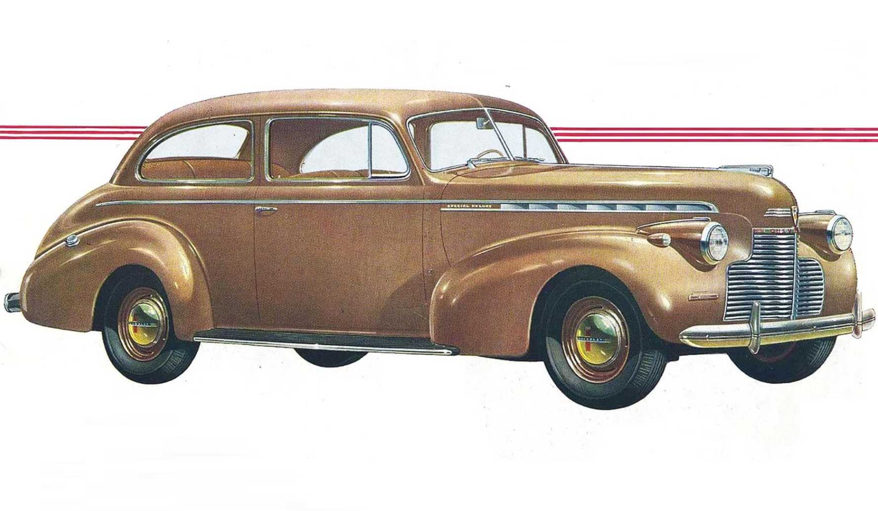Chevrolet Special Deluxe Town Sedan 3.5 Manual, 86hp, 1940