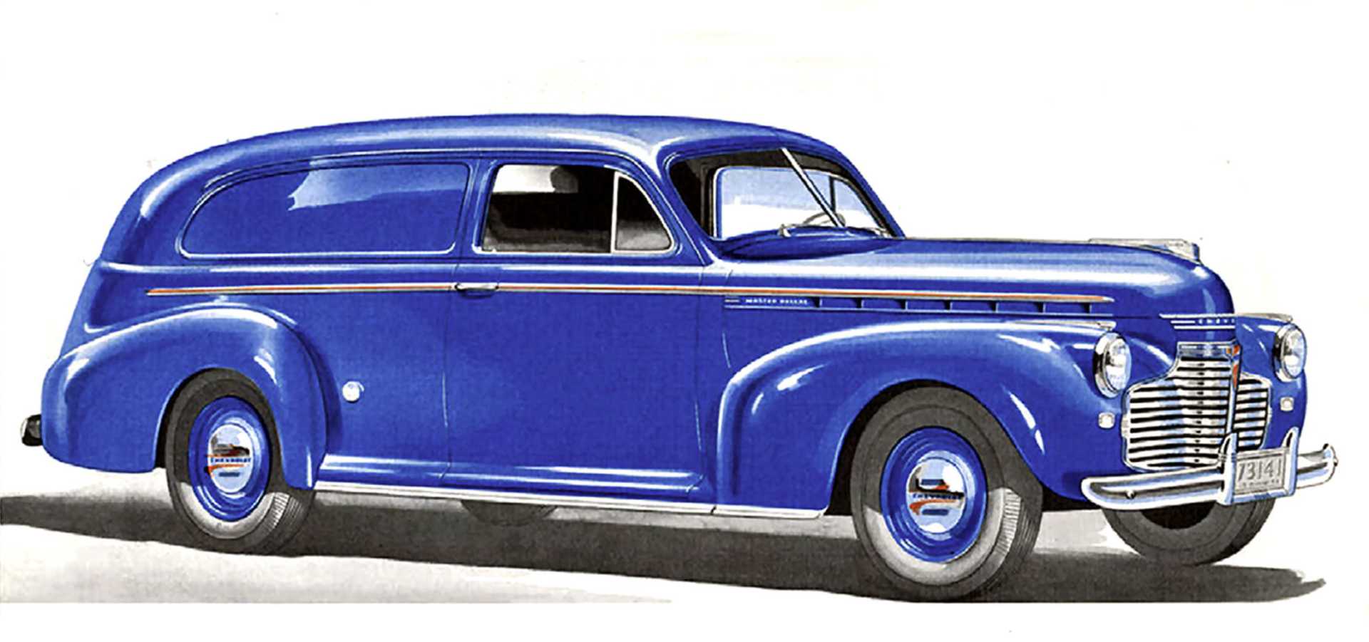 Chevrolet Master Deluxe Sedan Delivery 3.5 Manual, 91hp, 1941