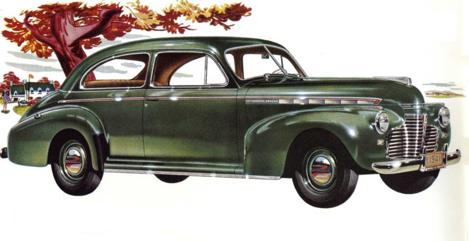 Chevrolet Special Deluxe Town Sedan 3.5 Manual, 91hp, 1941
