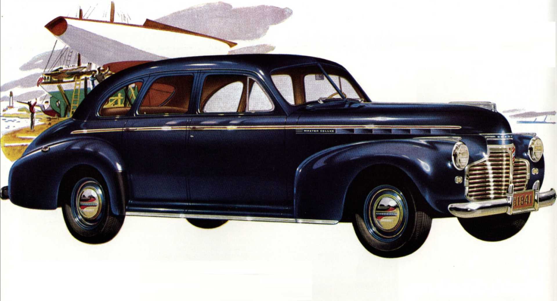 Chevrolet Master Deluxe Sport Sedan 3.5 Manual, 91hp, 1941