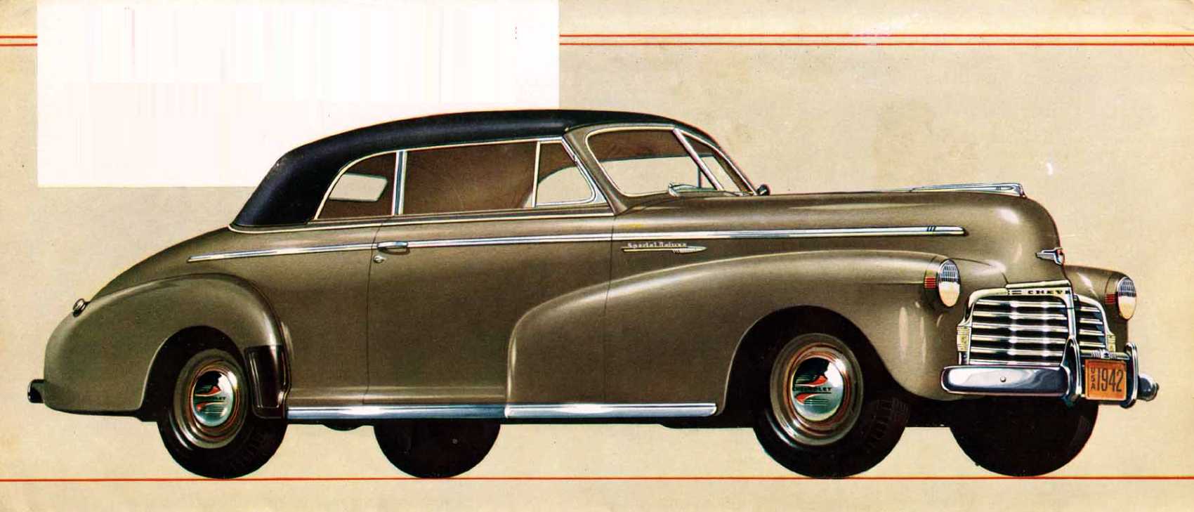 Chevrolet Special Deluxe Cabriolet 3.5 Manual, 91hp, 1942