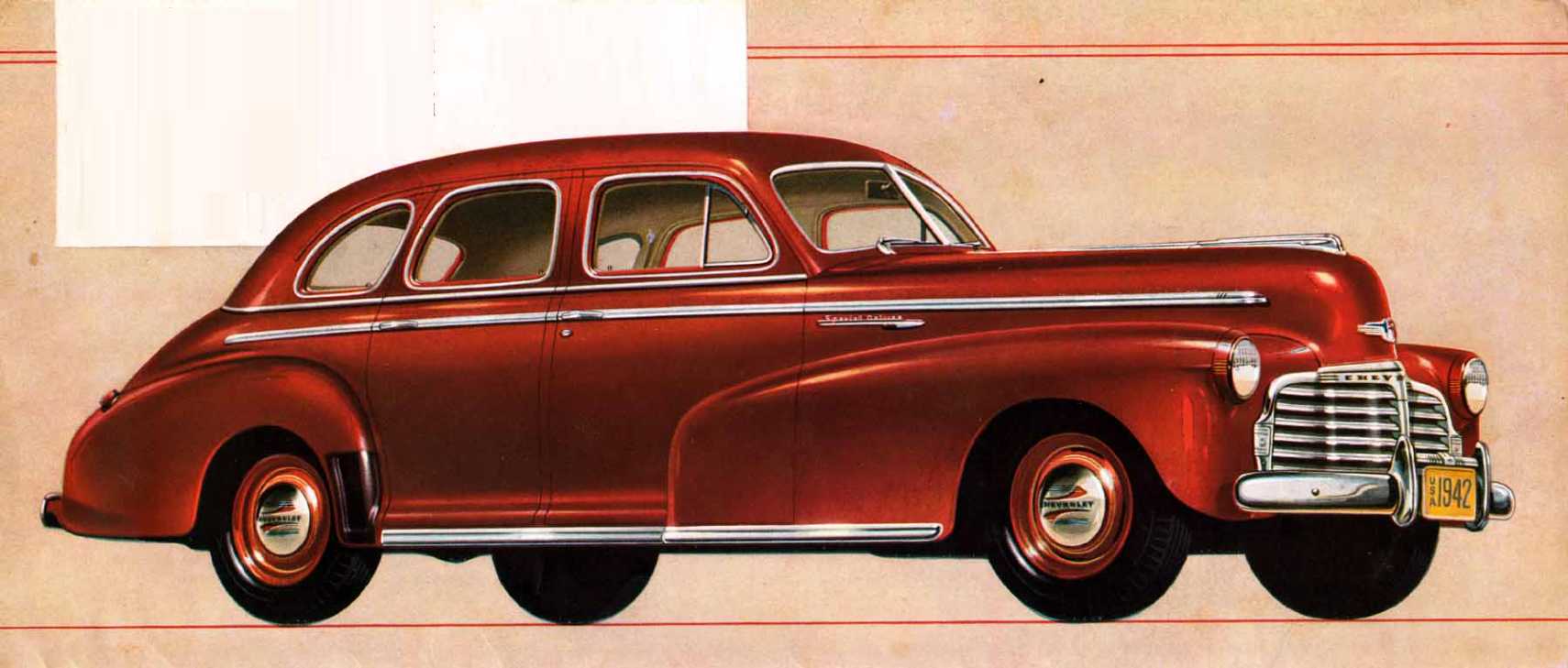 Chevrolet Special Deluxe Sport Sedan 3.5 Manual, 91hp, 1942