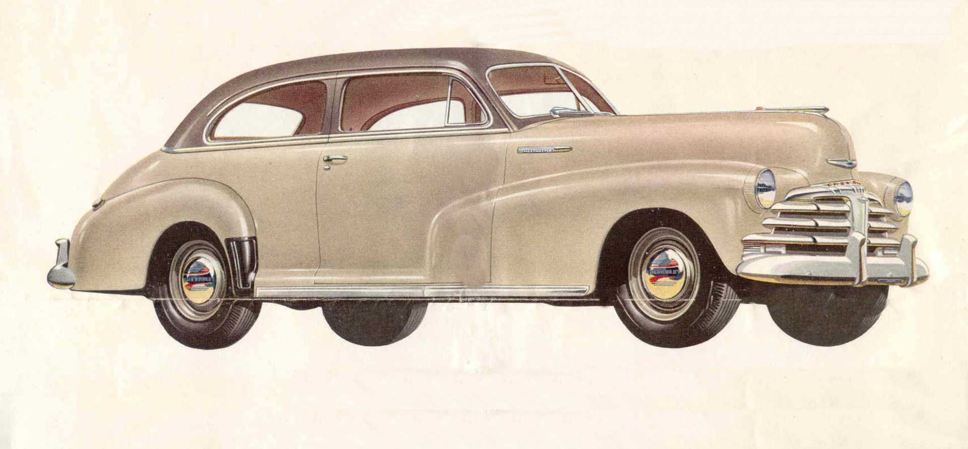 Chevrolet Fleetmaster Town Sedan 3.5 Manual, 91hp, 1948