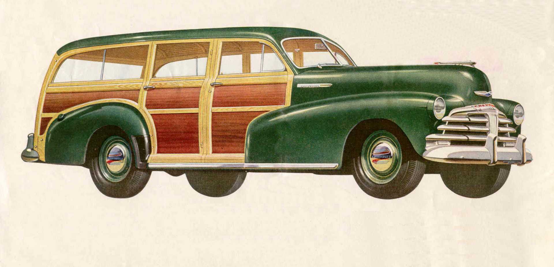 Chevrolet Fleetmaster Station Wagon 3.5 Manual, 91hp, 1948
