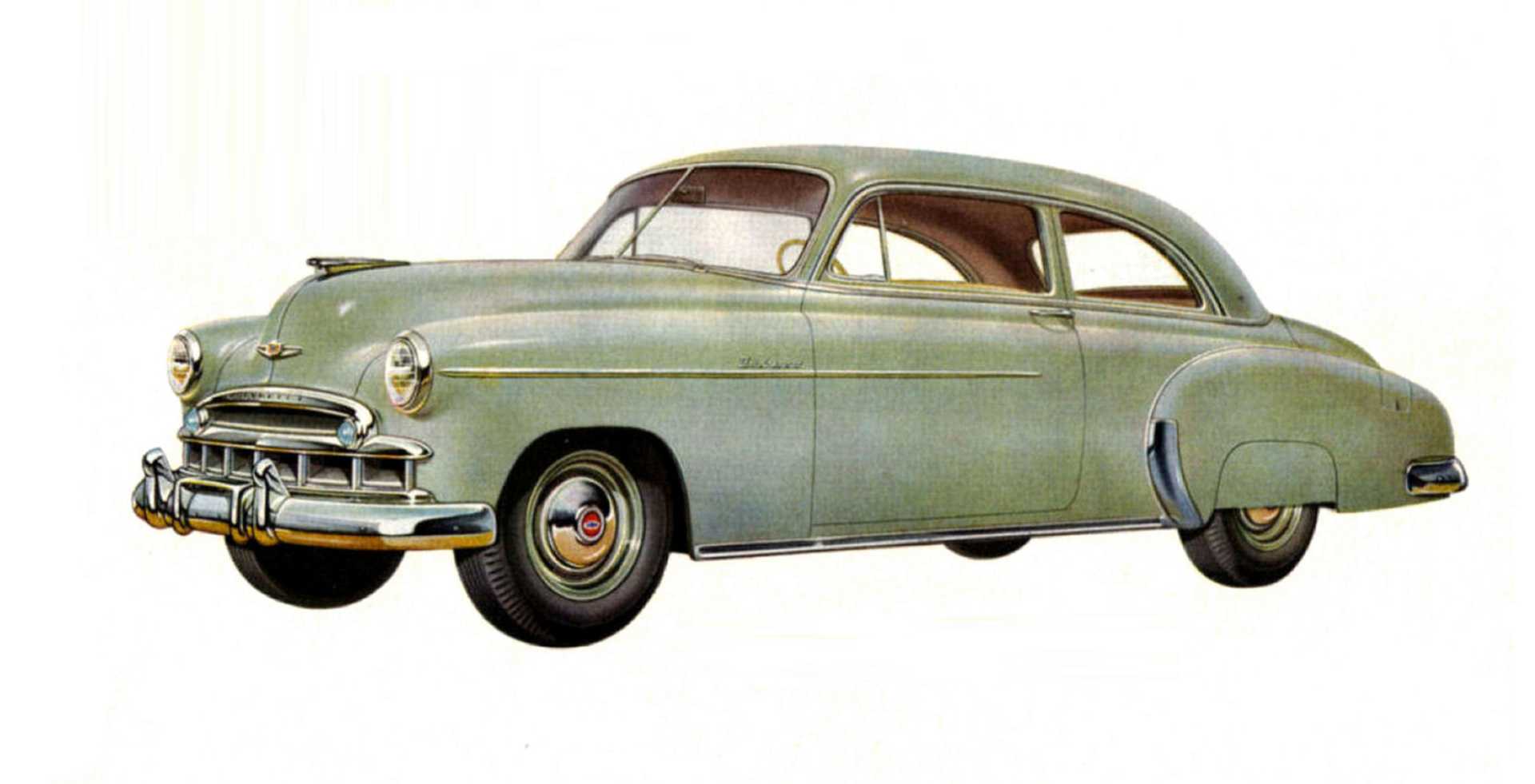 Chevrolet Styleline Deluxe 2-door Sedan 3.5 Manual, 91hp, 1949